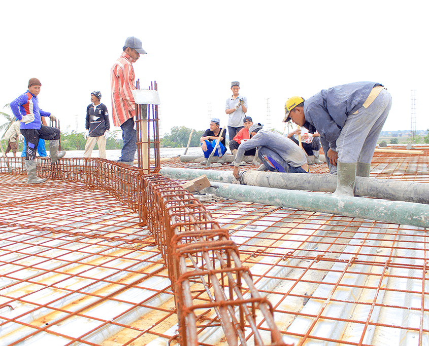 Perkembangan Pembangunan Masjid Jami' Nurul Jadid Tahun 2018