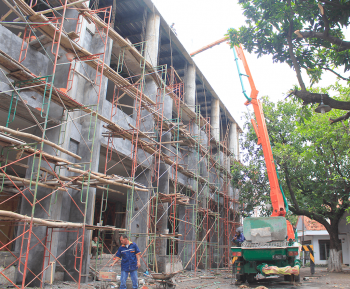 Perkembangan Pembangunan Masjid Jami' Nurul Jadid Tahun 2018