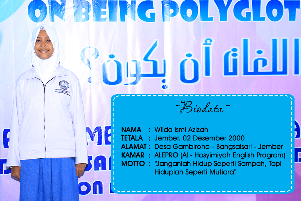 Biodata WIlda Ismi Azizah (The Best Tugas Akhir)