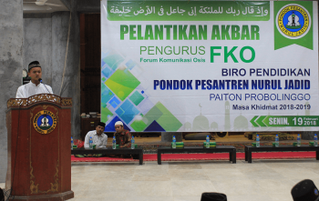 Pelantiakan Pengurus FKO PP. Nurul Jadid
