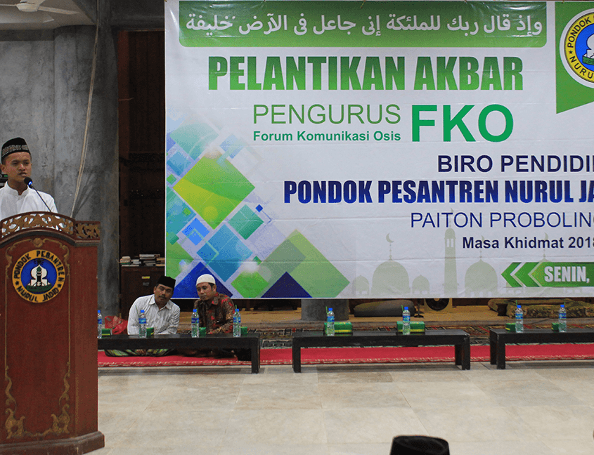 Pelantiakan Pengurus FKO PP. Nurul Jadid