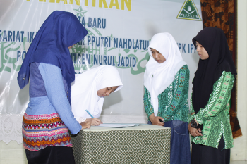 Pelantikan IPPNU Nurul Jadid