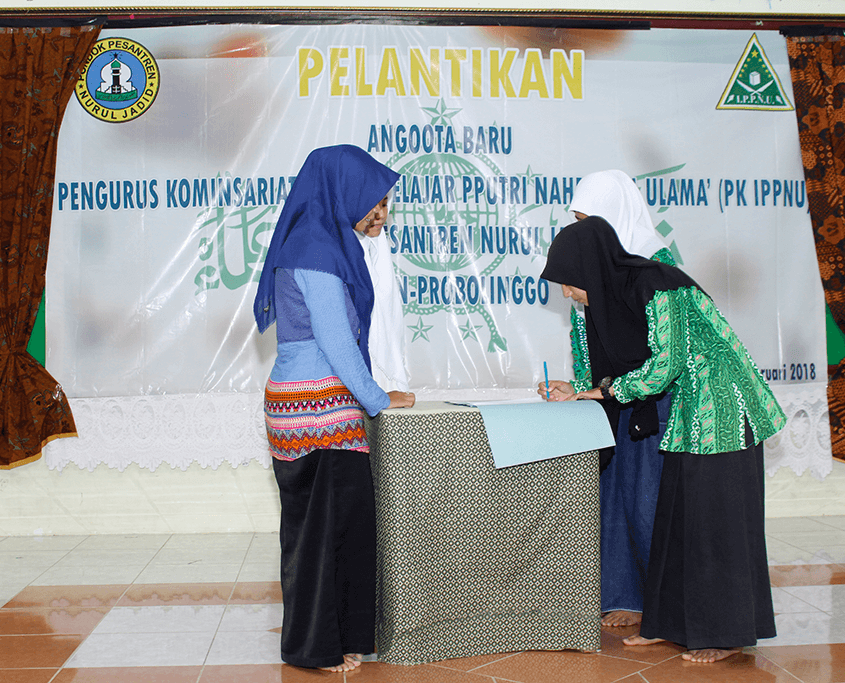 Pelantikan IPPNU Nurul Jadid