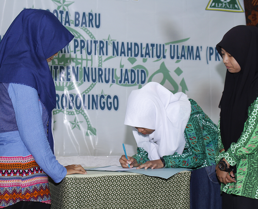 Pelantikan IPPNU Nurul Jadid