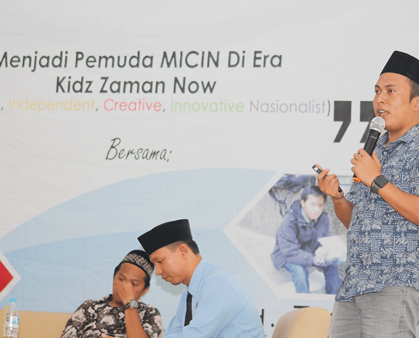 Seminar Motivasi Menjadi Pemuda MICIN di Era Kids Zaman Now