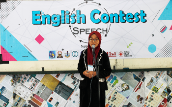 Gebyar Olimpiade SMANJ@ Lomba English Contest Speech