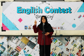 Gebyar Olimpiade SMANJ@ Lomba English Contest Speech