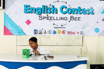 Gebyar Olimpiade SMANJ@ Lomba English Contest Speelling Bee