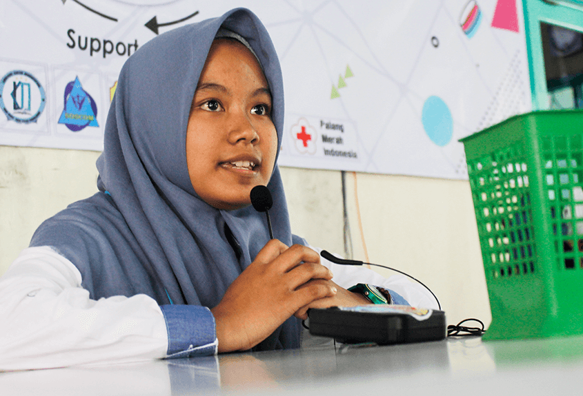 Gebyar Olimpiade SMANJ@ Lomba English Contest Speelling Bee