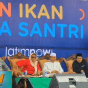 PP. Nurul Jadid Kembali Raih Rekor Muri makan ikan bersama santri terbanyak