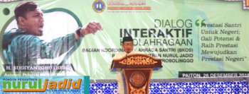 H. Makki Maimun Wafi; Santri Berprestasi Akan Mengharumkan Negeri.