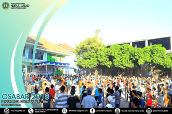 Galeri Foto: Senam Santri OSABAR 2018
