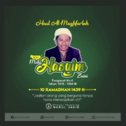 Kata mutiara Alm. KH. Moh. Hasyim Zaini