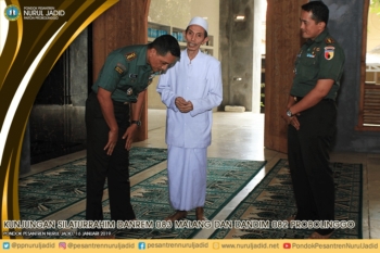 Kunjungan Silaturrahim Danrem 083 Malang dan Dandim 082 Probolinggo