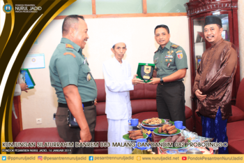Kunjungan Silaturrahim Danrem 083 Malang dan Dandim 082 Probolinggo