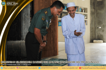 Kunjungan Silaturrahim Danrem 083 Malang dan Dandim 082 Probolinggo