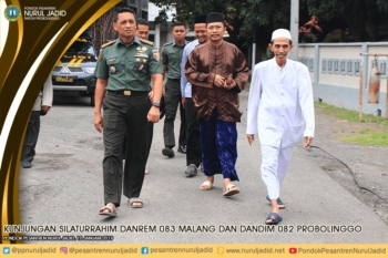Kunjungan Silaturrahim Danrem 083 Malang dan Dandim 082 Probolinggo