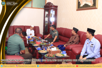Kunjungan Silaturrahim Danrem 083 Malang dan Dandim 082 Probolinggo