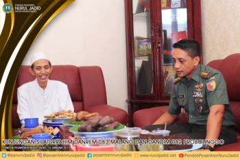 Kunjungan Silaturrahim Danrem 083 Malang dan Dandim 082 Probolinggo