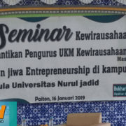 UKM Kewirausahaan UNUJA Gelar Seminar Dan Pelantikan Anggota