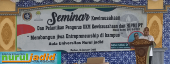 UKM Kewirausahaan UNUJA Gelar Seminar Dan Pelantikan Anggota