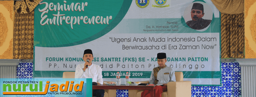 Seminar Motivasi Entrepreneur FKS se-Kawedanan Paiton