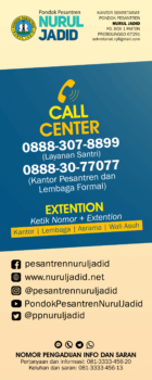 Informasi Call Center PP. Nurul Jadid