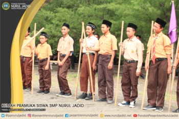 Kemah Pramuka Siswa SMP Nurul Jadid