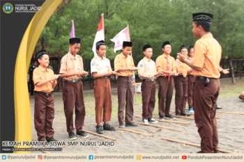 Kemah Pramuka Siswa SMP Nurul Jadid