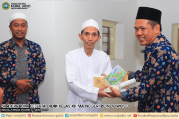 Silaturrahim Peserta Didik Kelas XII MA Negeri Bondowoso