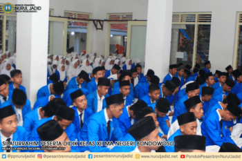 Silaturrahim Peserta Didik Kelas XII MA Negeri Bondowoso