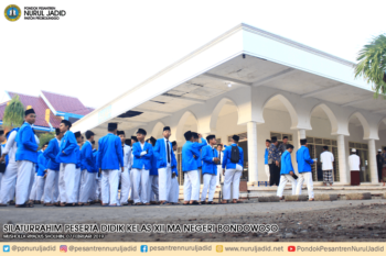 Silaturrahim Peserta Didik Kelas XII MA Negeri Bondowoso
