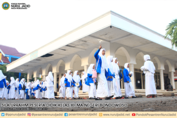 Silaturrahim Peserta Didik Kelas XII MA Negeri Bondowoso