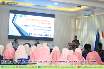Pelepasan Peserta Prakerin SMK Bustanul Ulum Bulugading Jember