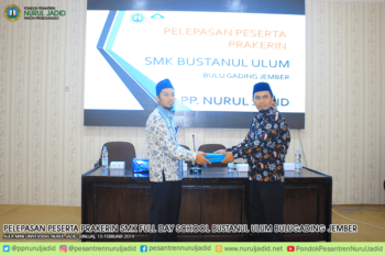 Pelepasan Peserta Prakerin SMK Bustanul Ulum Bulugading Jember