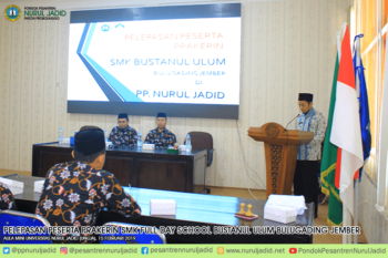 Pelepasan Peserta Prakerin SMK Bustanul Ulum Bulugading Jember