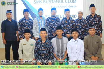 Pelepasan Peserta Prakerin SMK Bustanul Ulum Bulugading Jember
