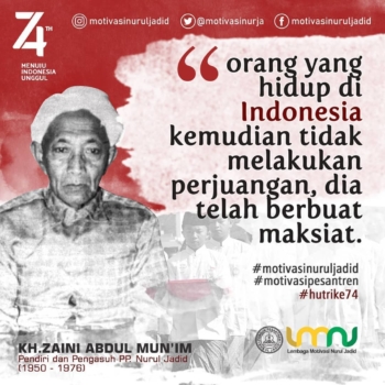 Kata Mutiara Alm. KH. Zaini Abdul Mun'im