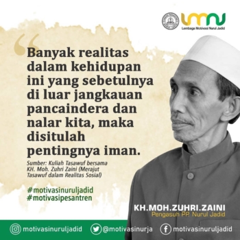 Kata Mutiara KH. Moh. Zuhri Zaini