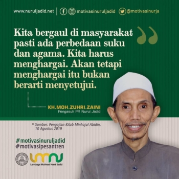 Kata Mutiara KH. Moh. Zuhri Zaini