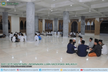 Biro Kepesantrenan Laksanakan Ujian Kaderisasi Waliasuh