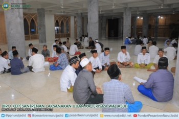Biro Kepesantrenan Laksanakan Ujian Kaderisasi Waliasuh