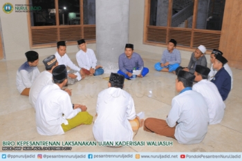 Biro Kepesantrenan Laksanakan Ujian Kaderisasi Waliasuh