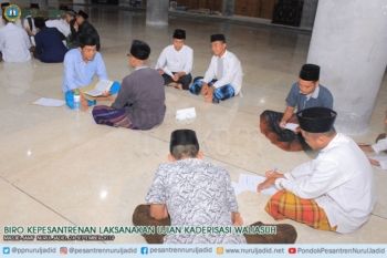 Biro Kepesantrenan Laksanakan Ujian Kaderisasi Waliasuh