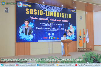 Talkshow Sosio-Lingustik MA Nurul Jadid