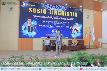 Talkshow Sosio-Lingustik MA Nurul Jadid