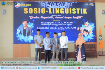 Talkshow Sosio-Lingustik MA Nurul Jadid