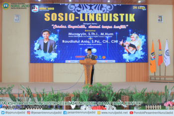 Talkshow Sosio-Lingustik MA Nurul Jadid