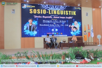 Talkshow Sosio-Lingustik MA Nurul Jadid