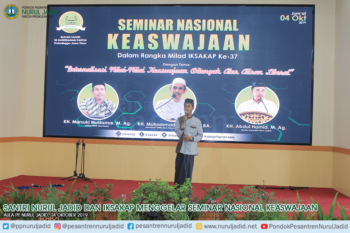 Santri Nurul Jadid dan IKSAKAP Menggelar Seminar Nasional Keaswajaan